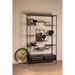 Kast Vakkenkast Zwart 40x110 cm Vakkenkasten-Opbergkasten-PTMD