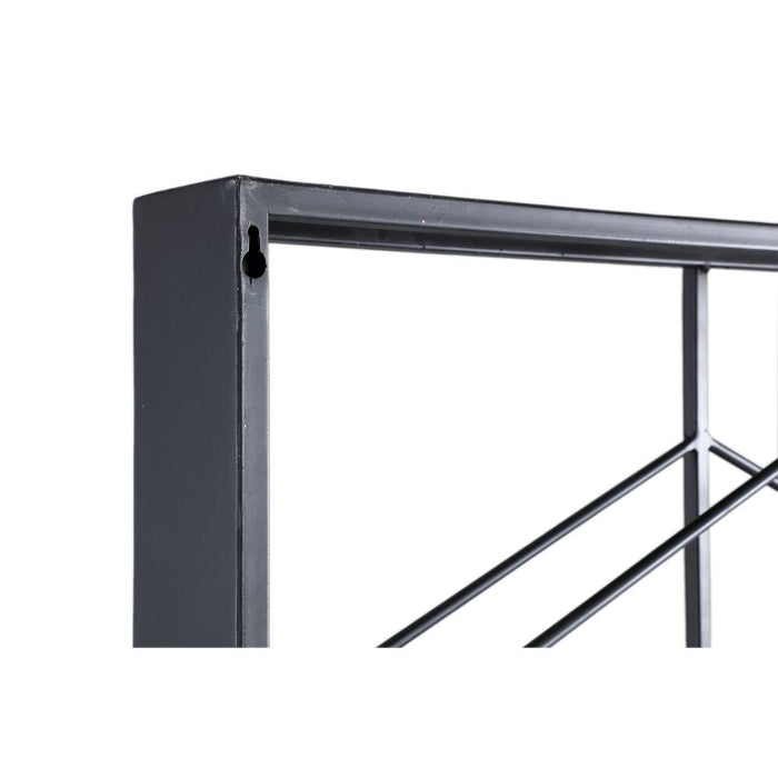 Kast Vakkenkast Zwart 8x65 cm Vakkenkasten-PTMD