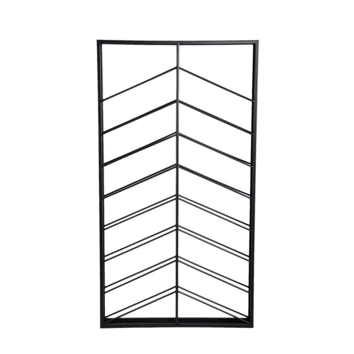 Kast Vakkenkast Zwart 8x65 cm Vakkenkasten-PTMD