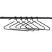 Kledinghangers HANG-ON Coat hangers Staal Zwart 46x0.8x20.5cm-Kapstokken-Spinder