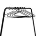 Kledinghangers HANG-ON Coat hangers Staal Zwart 46x0.8x20.5cm-Kapstokken-Spinder