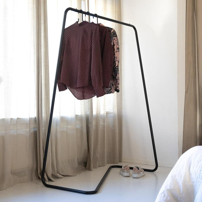 Kledingrek HANG-ON Staal Zwart 118x57x160cm Spinder Design-Kapstokken-Spinder