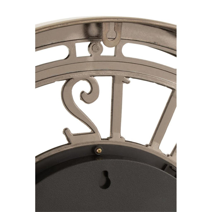 Klok Bronze Glas Antiek 53 cm 53x53x8 cm-Klokken-J-Line