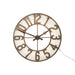 Klok Bruin Clock movement Rond 105 cm 105x105x10 cm-Klokken-J-Line