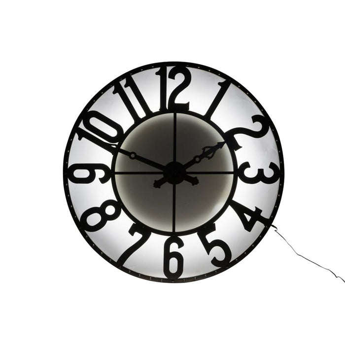 Klok Bruin Clock movement Rond 105 cm-Wanddecoratie-J-Line