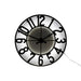 Klok Bruin Clock movement Rond 105 cm-Wanddecoratie-J-Line