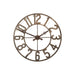 Klok Bruin Clock movement Rond 105 cm-Wanddecoratie-J-Line