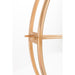 Klok Bruin Metaal Rond 80 cm 80x80x9 cm-Klokken-J-Line