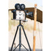 Klok Camera On Tripod IJzer Zwart-Wanddecoratie-J-Line