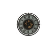 Klok Grijs Glas S 10x68 cm-Klokken-J-Line