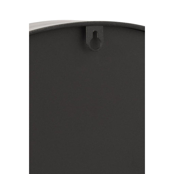 Klok Grijs Metaal S 9x39 cm-Wanddecoratie-J-Line