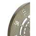 Klok Koper Glas Rond 90 cm 90x90x8 cm-Klokken-J-Line