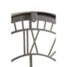 Klok Romeinse cijfers Metaal/Glas Grijs 67x67x6.5 cm-Klokken-J-Line