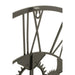 Klok Romeinse cijfers Wheels Metaal Zwart S 4x60x60 cm-Klokken-J-Line