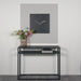 Klok TIME 60 x 60 Staal Zwart 60x3x60cm Spinder Design-Wanddecoratie-Spinder