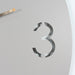 Klok TIME Ø 60 Staal Silky Taupe 60x3x60cm Spinder Design-Wanddecoratie-Spinder