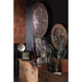 Klok Zwart Canvas L 80 cm-Wanddecoratie-J-Line