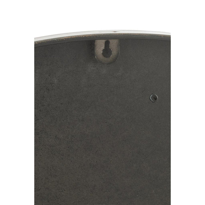 Klok Zwart Kunststof Rond 82 cm 82x82x8.5 cm-Klokken-J-Line