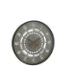 Klok Zwart Kunststof Rond 90 cm 90x90x8 cm-Klokken-J-Line
