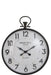 Klok Zwart Mdf Rond 69x55 cm-Klokken-J-Line