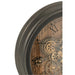 Klok Zwart Metaal Rond 58 cm-Klokken-J-Line