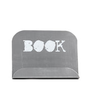 Kookboekstandaard Antiek Grijs Metaal - 27x14x20 cm-Kookboekstandaards-LABEL51