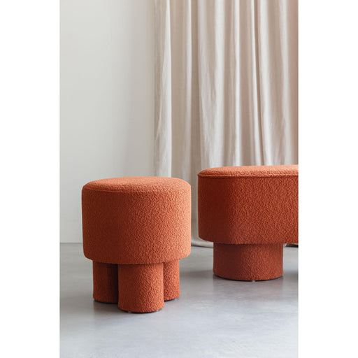 Kruk Marcos Polyester Bruin Ø40x44 cm-Krukken-Creating Home