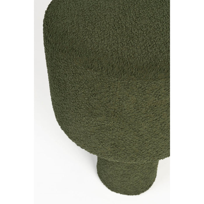 Kruk Marcos Polyester Groen Ø40x44 cm-Krukken-Creating Home