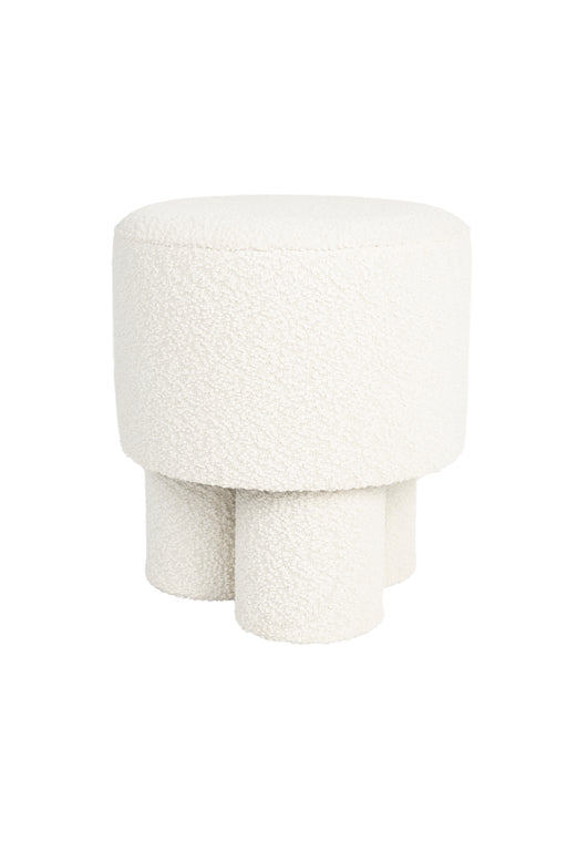 Kruk Marcos Polyester Wit Ø40x44 cm-Krukken-Creating Home