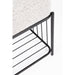 Kruk Milou Square MDF, Pine hout, Polyester Grijs 35x35 cm-Krukken-Creating Home