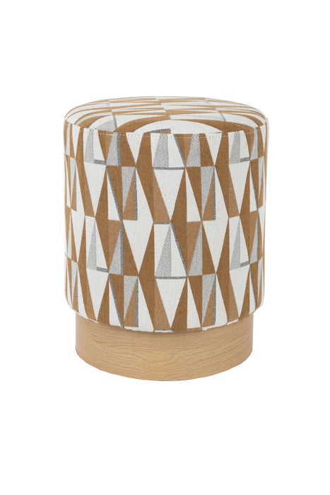 Kruk Ziggy Polyester Multi color Ø36x45 cm-Krukken-Creating Home