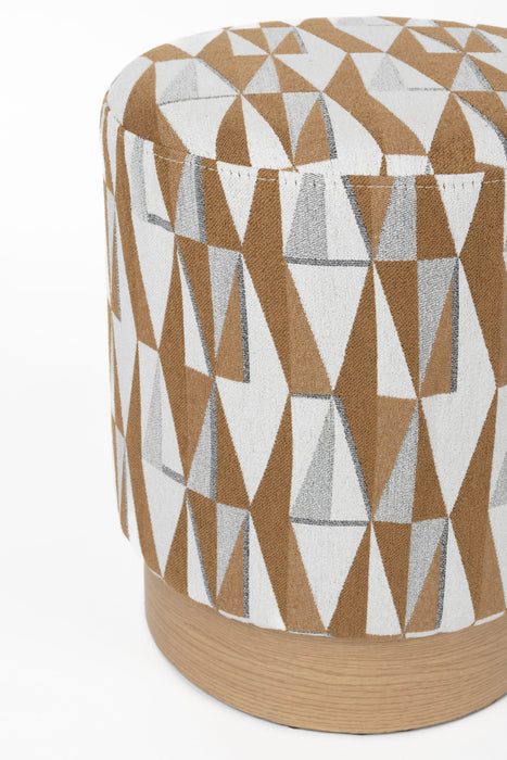 Kruk Ziggy Polyester Multi color Ø36x45 cm-Krukken-Creating Home