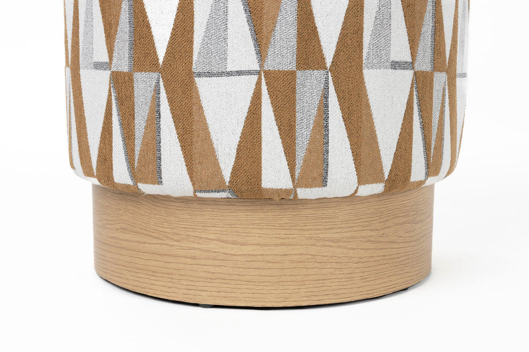 Kruk Ziggy Polyester Multi color Ø36x45 cm-Krukken-Creating Home