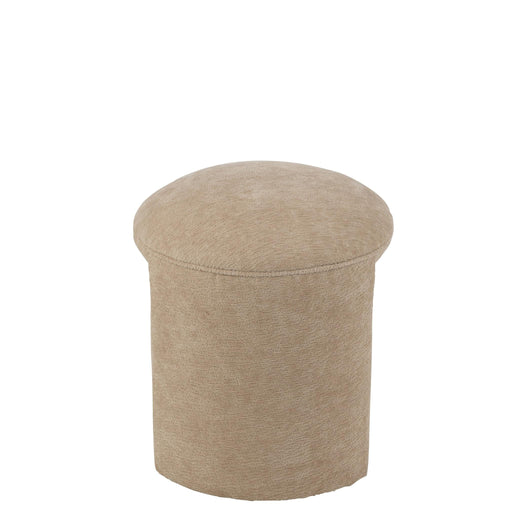 Krukje Beige Grenenhout Rond 42 cm 42x42x44 cm-Krukken-J-Line