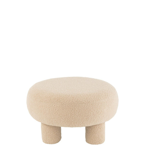 Krukje Beige Mdf Rond 52 cm 52x52x28 cm-Krukken-J-Line