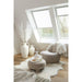 Krukje Beige Mdf Rond 52 cm 52x52x28 cm-Krukken-J-Line