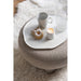 Krukje Beige Mdf Rond 52 cm 52x52x28 cm-Krukken-J-Line