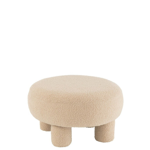 Krukje Beige Mdf Rond 52 cm 52x52x28 cm-Krukken-J-Line