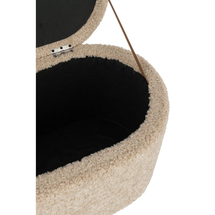 Krukje Beige Polyester 40 cm-Krukken-J-Line
