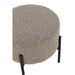 Krukje Bouclé Plywood/Polyester Grijs/Zwart-Krukken-J-Line