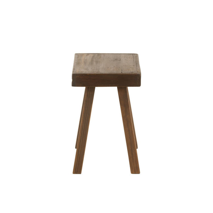 Krukje Bruin Fir hout 30 cm-Krukken-J-Line