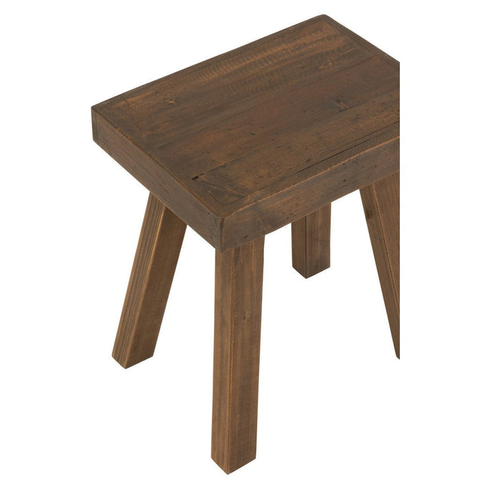 Krukje Bruin Fir hout 30 cm-Krukken-J-Line