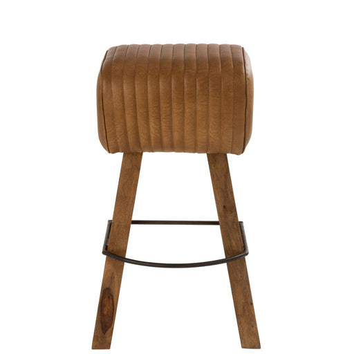 Krukje Bruin Mangohout hout 37 cm 37x43x75 cm-Krukken-J-Line