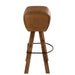 Krukje Bruin Mangohout hout 37 cm-Krukjes-J-Line