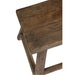 Krukje Bruin Recycled hout Vierkant 38 cm-Krukjes-J-Line