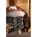 Krukje Bruin Recycled hout Vierkant 38 cm-Krukjes-J-Line