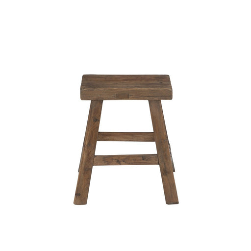 Krukje Bruin Recycled hout Vierkant 38 cm-Krukken-J-Line