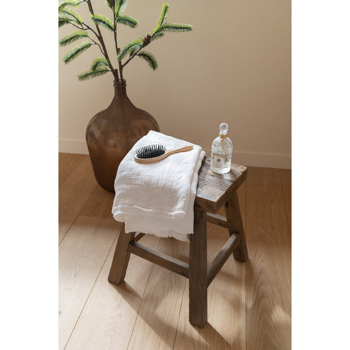 Krukje Bruin Recycled hout Vierkant 38 cm-Krukken-J-Line