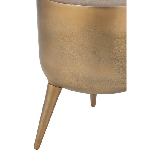 Krukje Goud Aluminium 34 cm 34x34x41 cm-Krukken-J-Line
