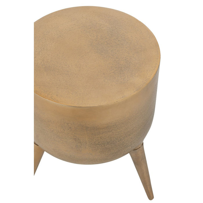 Krukje Goud Aluminium 34 cm 34x34x41 cm-Krukken-J-Line